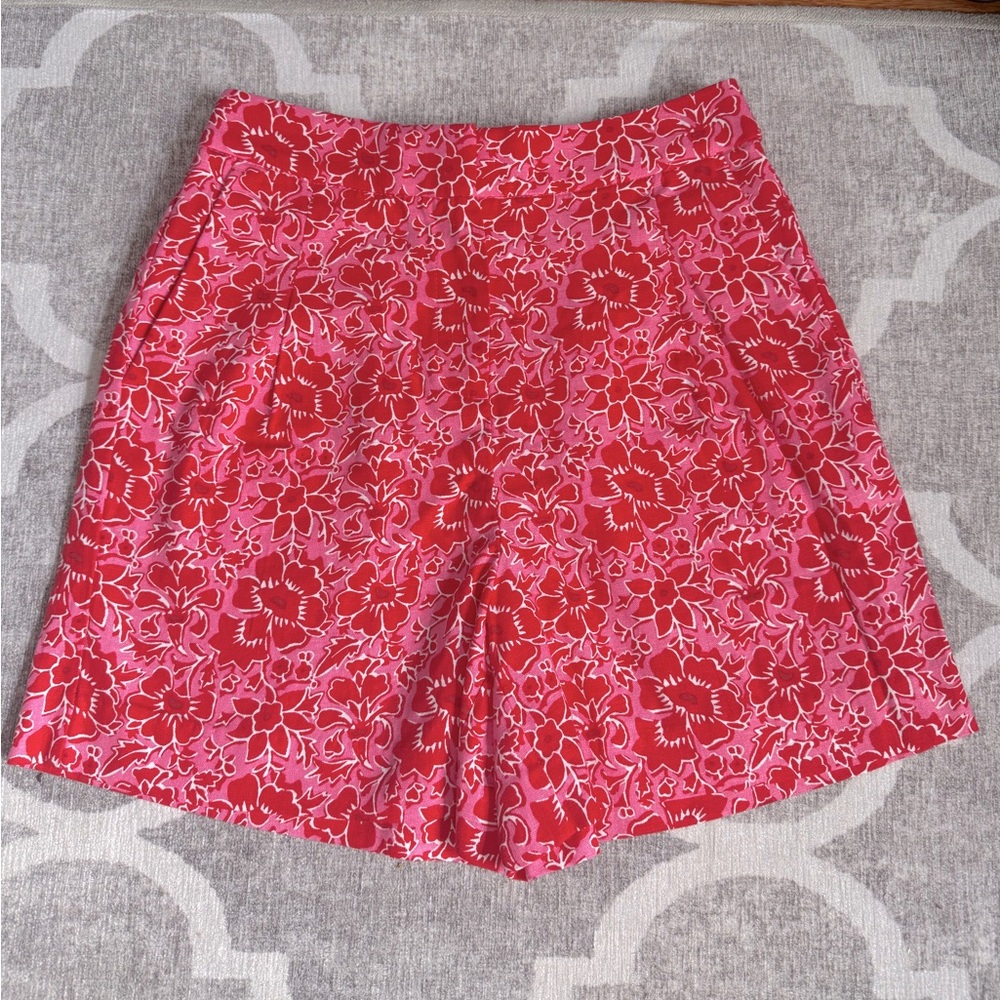 J.Crew Floral Pink Women's Shorts Sz 2 NWT